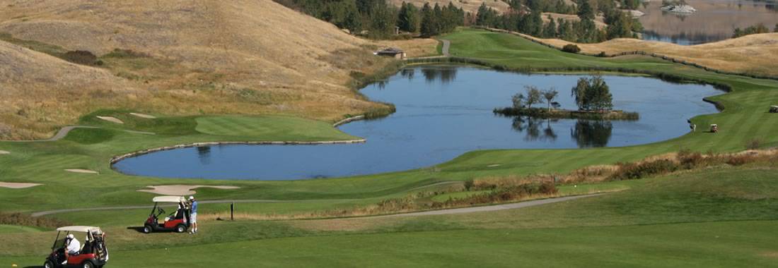 Golfing in British Columbia, Canada