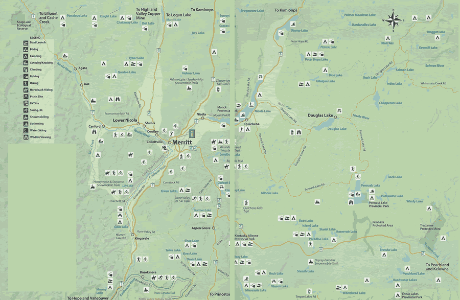 merritt trail map