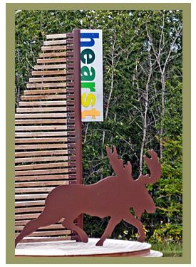 Hearst Sign - Ontario, Canada