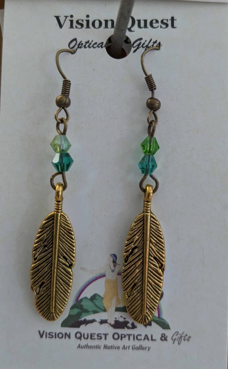 feather-earings-by-Jeanine - Feather Earings by Jeanine