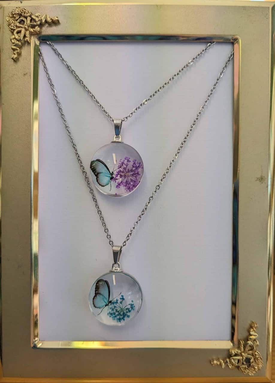 Butterfly Necklaces - Butterfly necklaces